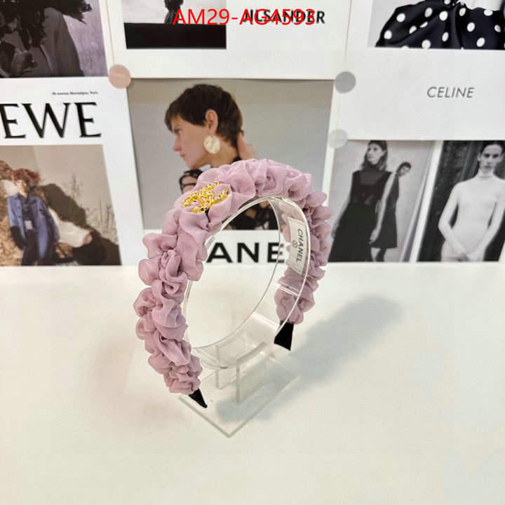 Hair band-Chanel we provide top cheap aaaaa ID: AG4593 $: 29USD