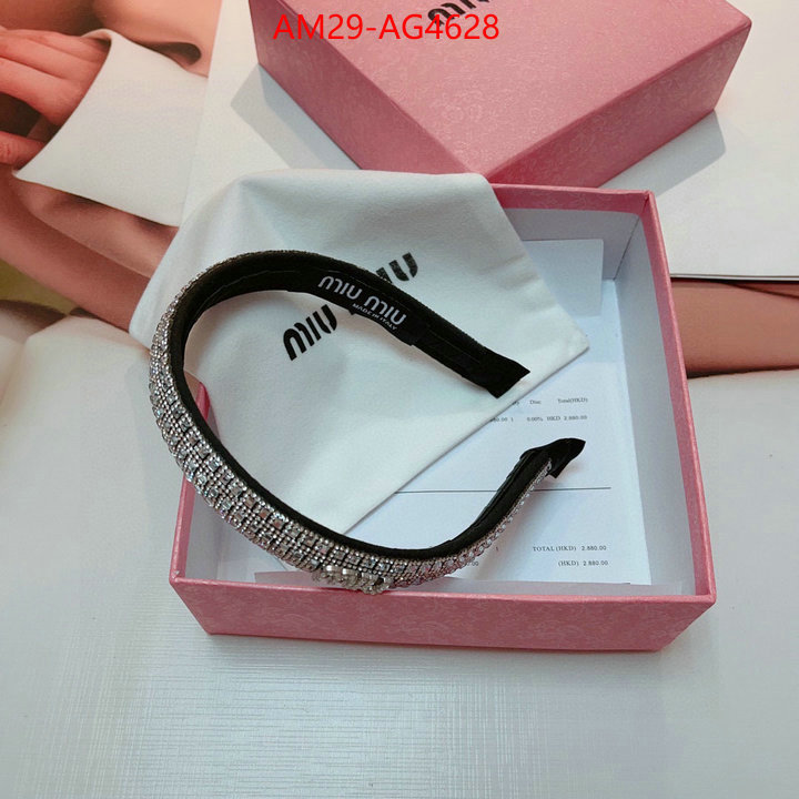 Hair band-MIU MIU wholesale sale ID: AG4628 $: 29USD