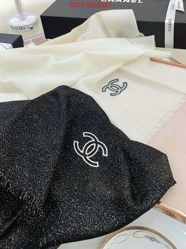 Scarf-Chanel fake designer ID: MG5387 $: 75USD