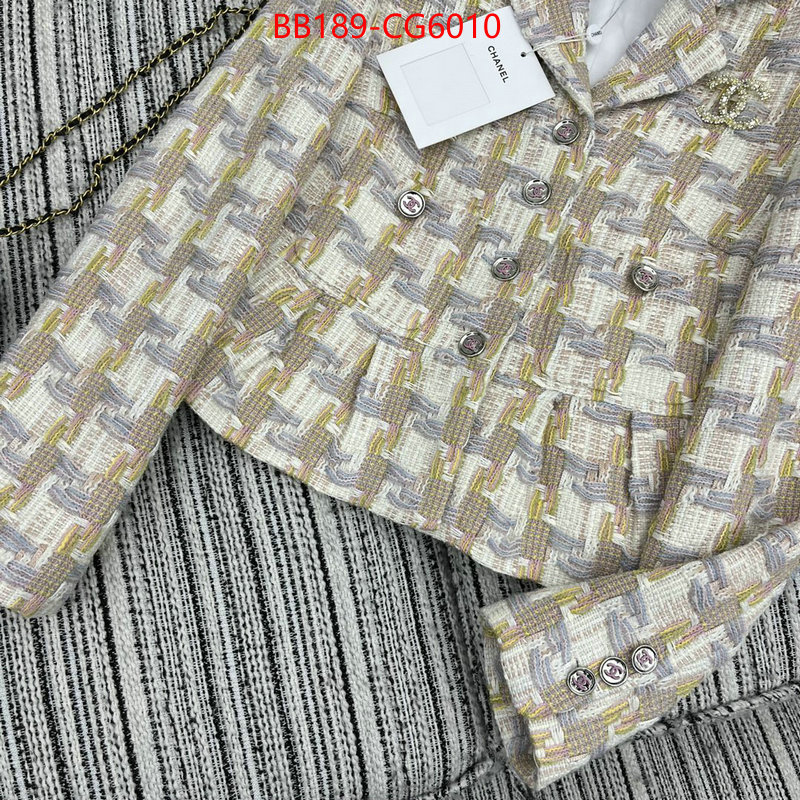 Clothing-Chanel the highest quality fake ID: CG6010 $: 189USD