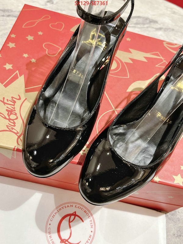 Women Shoes-Christian Louboutin top fake designer ID: SE7361 $: 129USD