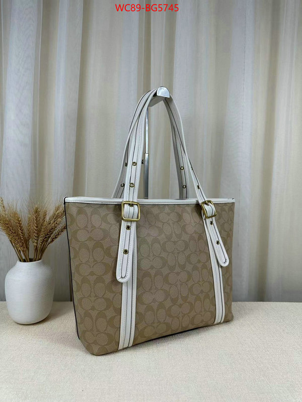 Coach Bags(4A)-Handbag- buy best quality replica ID: BG5745 $: 89USD,