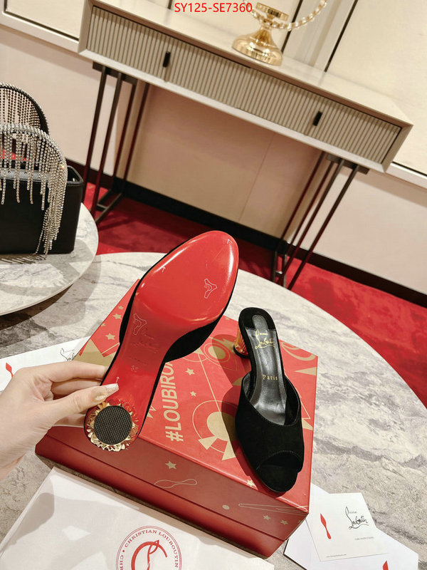 Women Shoes-Christian Louboutin online sale ID: SE7360 $: 125USD