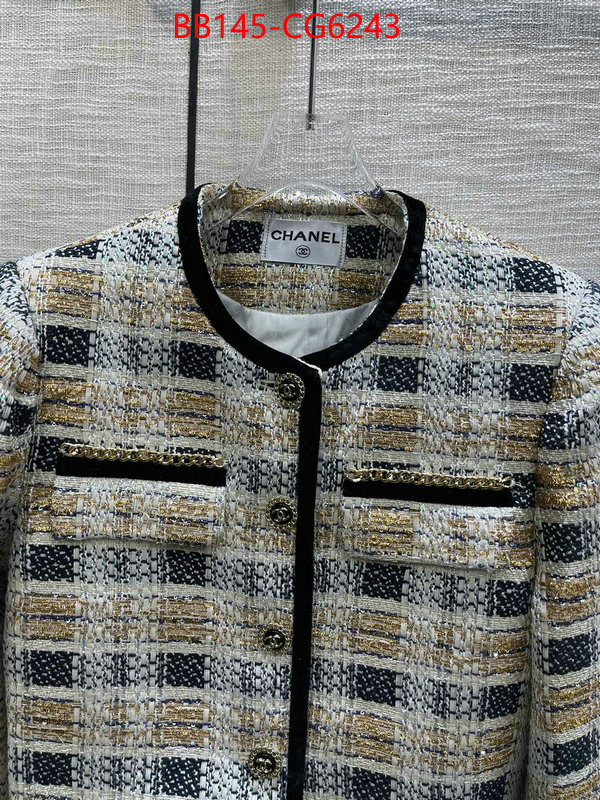 Clothing-Chanel wholesale china ID: CG6243 $: 145USD