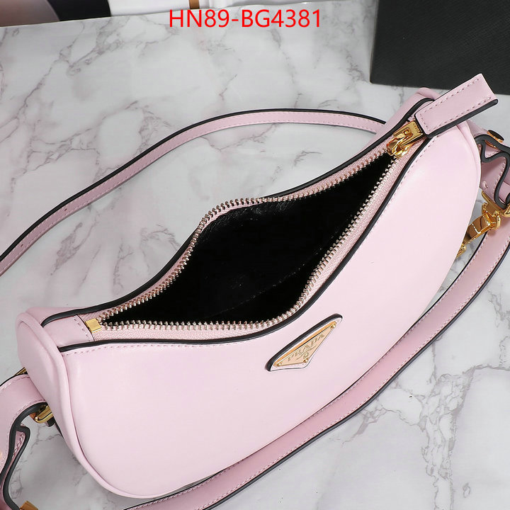 Prada Bags (4A)-Diagonal- buy high-quality fake ID: BG4381 $: 89USD,