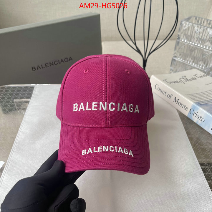 Cap(Hat)-Balenciaga where could you find a great quality designer ID: HG5026 $: 29USD