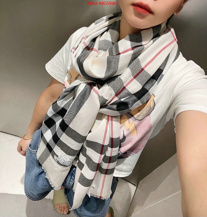 Scarf-Burberry wholesale designer shop ID: MG5940 $: 62USD