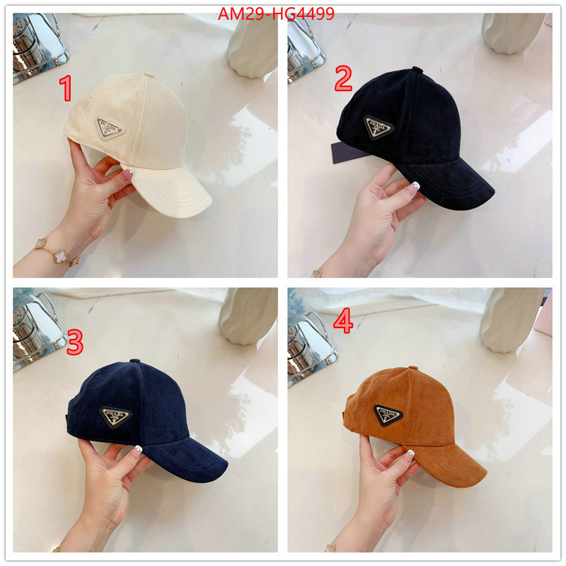 Cap (Hat)-Prada top brands like ID: HG4499 $: 29USD