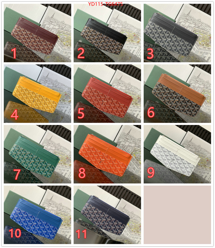 Goyard Bags(TOP)-Wallet the best affordable ID: TG6475 $: 115USD,