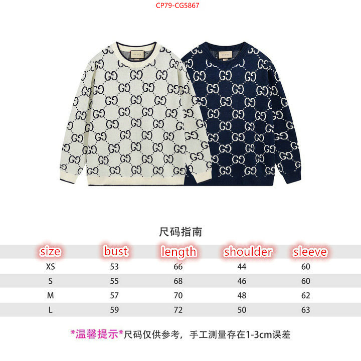 Clothing-Gucci where can i find ID: CG5867 $: 79USD