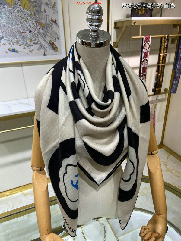 Scarf-Chanel top fake designer ID: MG4247 $: 75USD