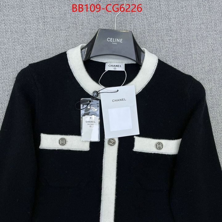 Clothing-Chanel replica best ID: CG6226 $: 109USD