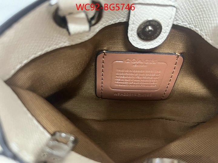 Coach Bags(4A)-Diagonal hot sale ID: BG5746 $: 92USD,