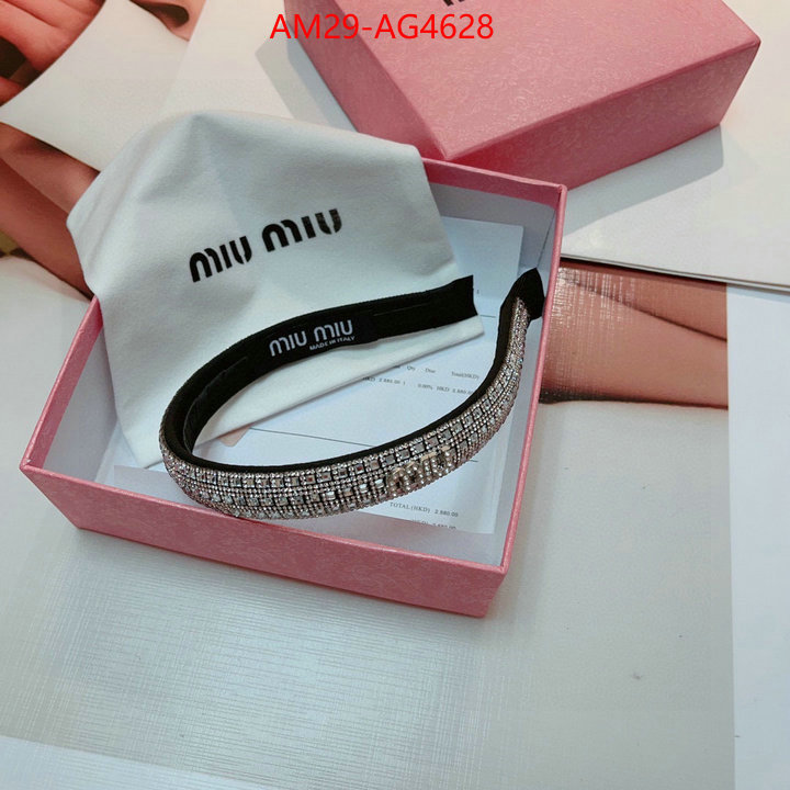 Hair band-MIU MIU wholesale sale ID: AG4628 $: 29USD