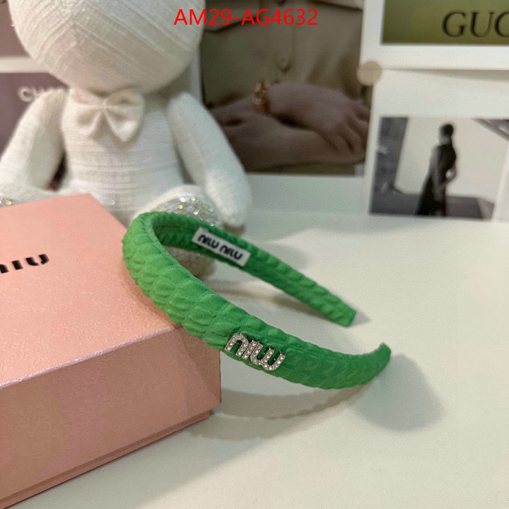 Hair band-MIU MIU how to find replica shop ID: AG4632 $: 29USD