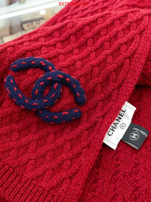 Scarf-Chanel shop ID: MG4163 $: 75USD