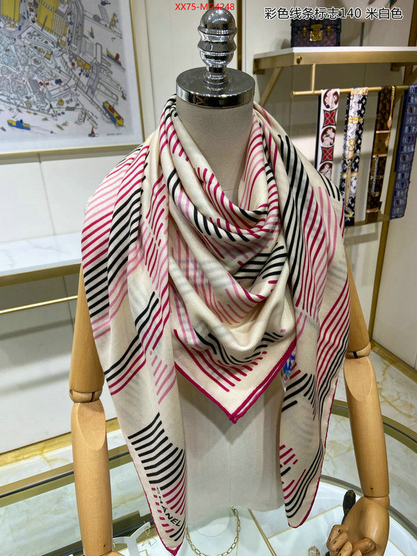 Scarf-Chanel fake high quality ID: MG4248 $: 75USD