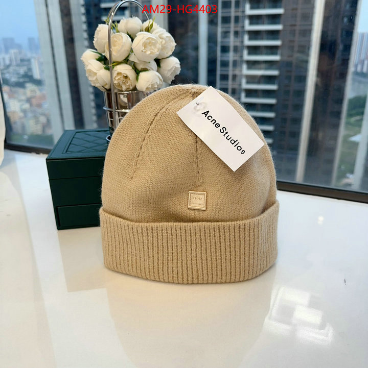 Cap(Hat)-Acne Studios aaaaa+ replica ID: HG4403 $: 29USD