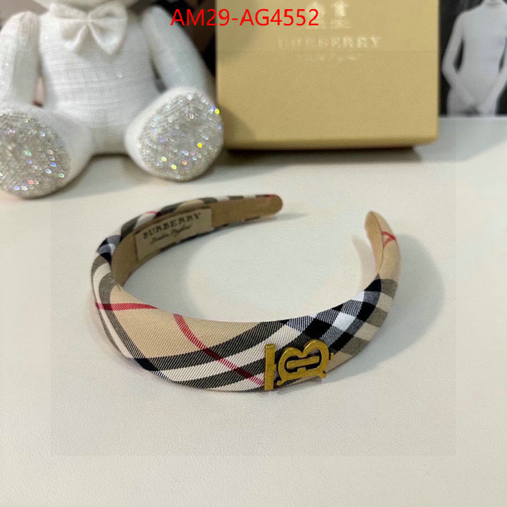 Hair band-Burberry buy luxury 2023 ID: AG4552 $: 29USD