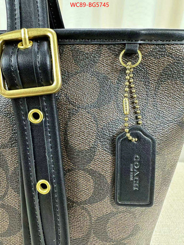 Coach Bags(4A)-Handbag- buy best quality replica ID: BG5745 $: 89USD,