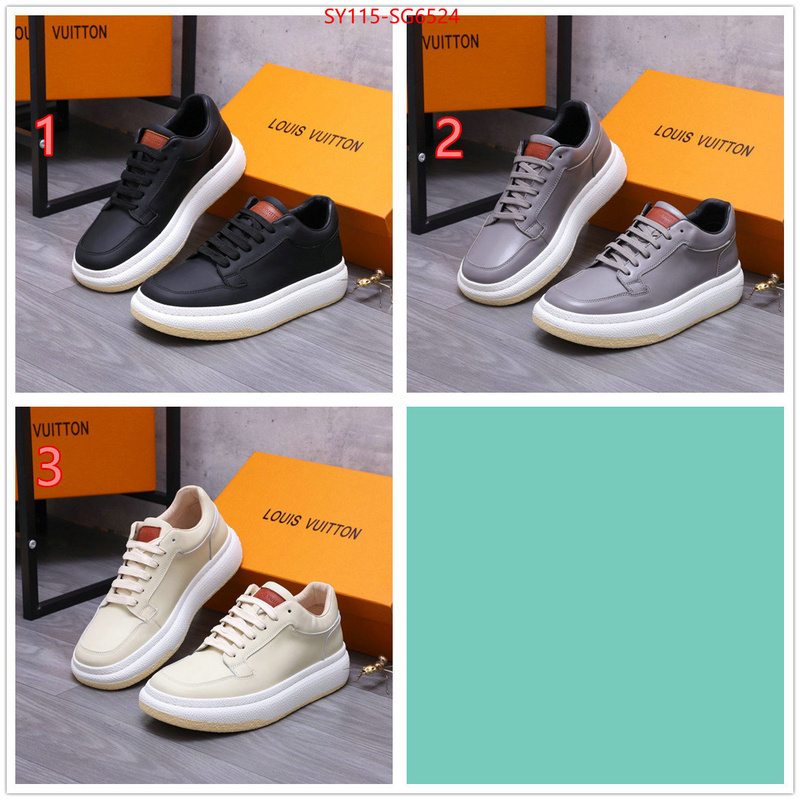 Men Shoes-LV best quality fake ID: SG6524 $: 115USD