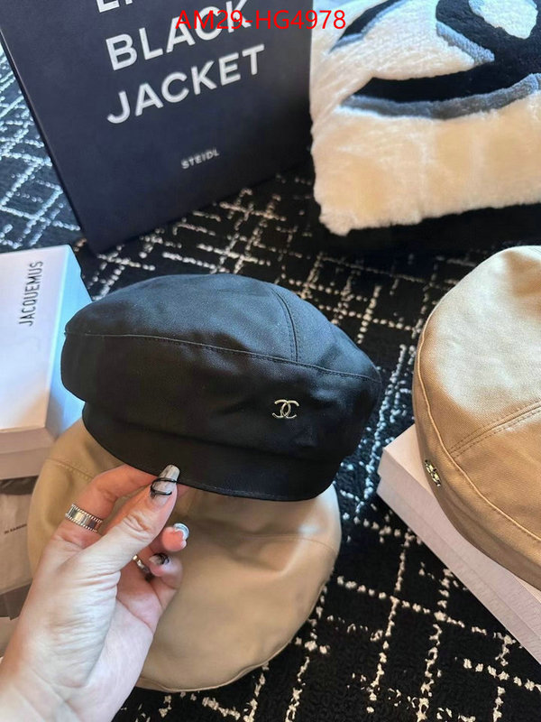 Cap (Hat)-Chanel shop now ID: HG4978 $: 29USD
