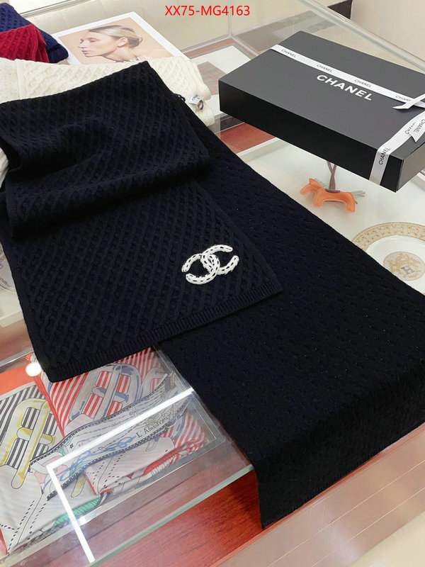 Scarf-Chanel shop ID: MG4163 $: 75USD