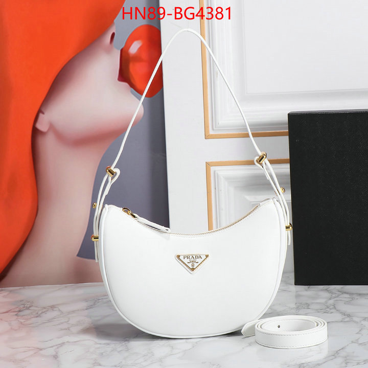 Prada Bags (4A)-Diagonal- buy high-quality fake ID: BG4381 $: 89USD,