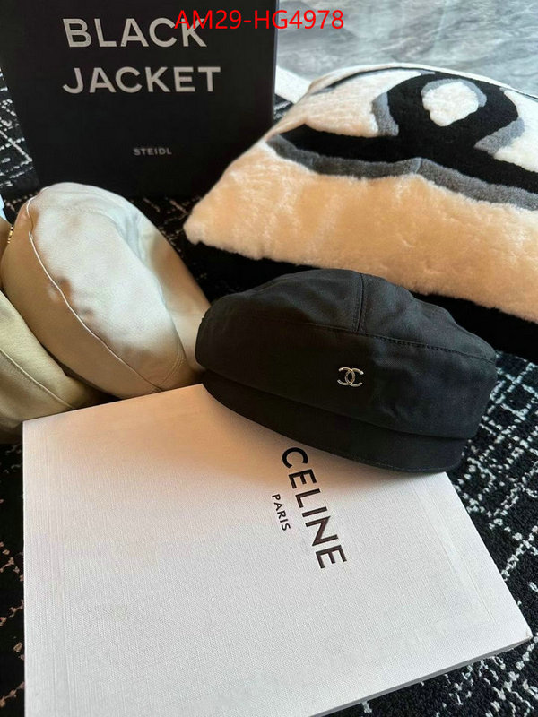 Cap (Hat)-Chanel shop now ID: HG4978 $: 29USD