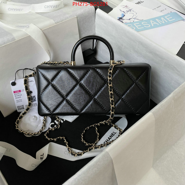 Chanel Bags(TOP)-Diagonal- designer 1:1 replica ID: BG5281 $: 275USD,