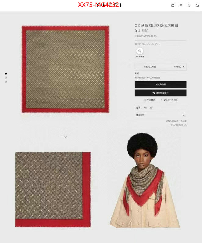 Scarf-Gucci how to find replica shop ID: MG4232 $: 75USD