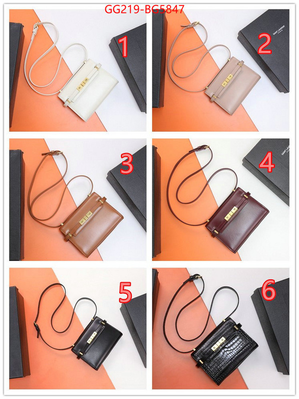 YSL Bags(TOP)-Diagonal- best fake ID: BG5847 $: 219USD