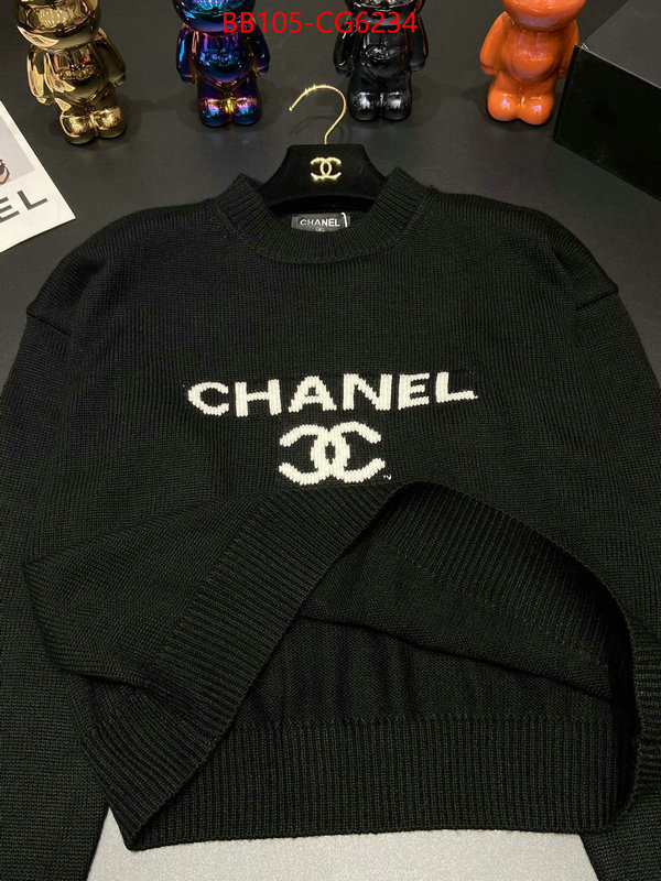 Clothing-Chanel high ID: CG6234 $: 105USD