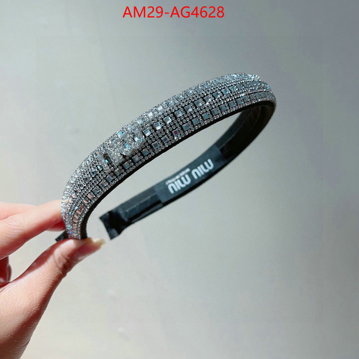 Hair band-MIU MIU wholesale sale ID: AG4628 $: 29USD