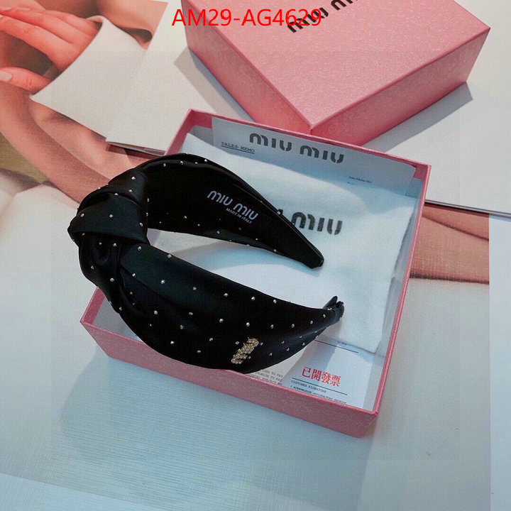 Hair band-MIU MIU quality aaaaa replica ID: AG4629 $: 29USD