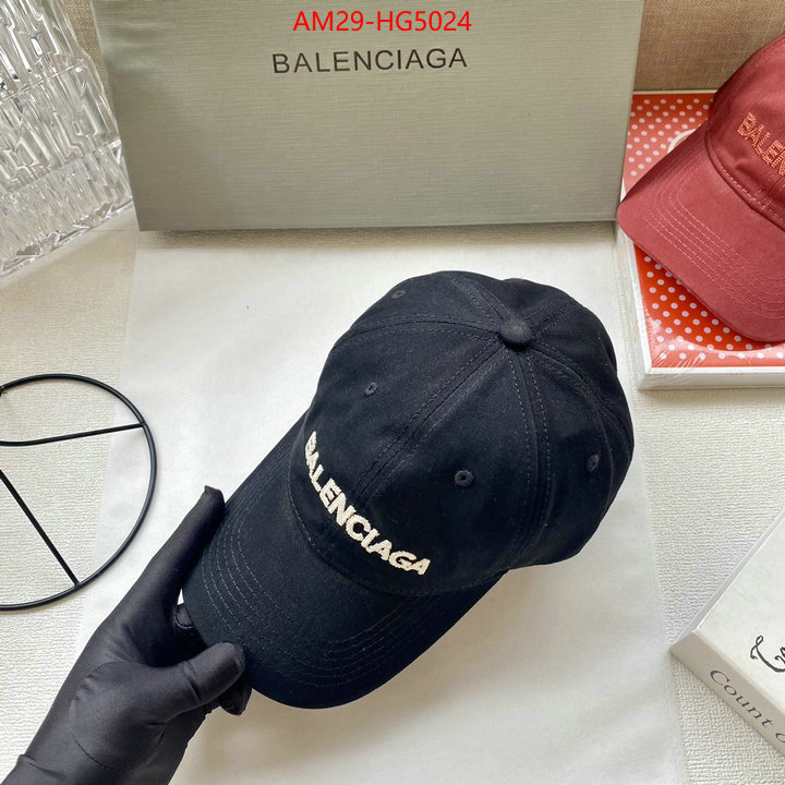 Cap(Hat)-Balenciaga outlet sale store ID: HG5024 $: 29USD