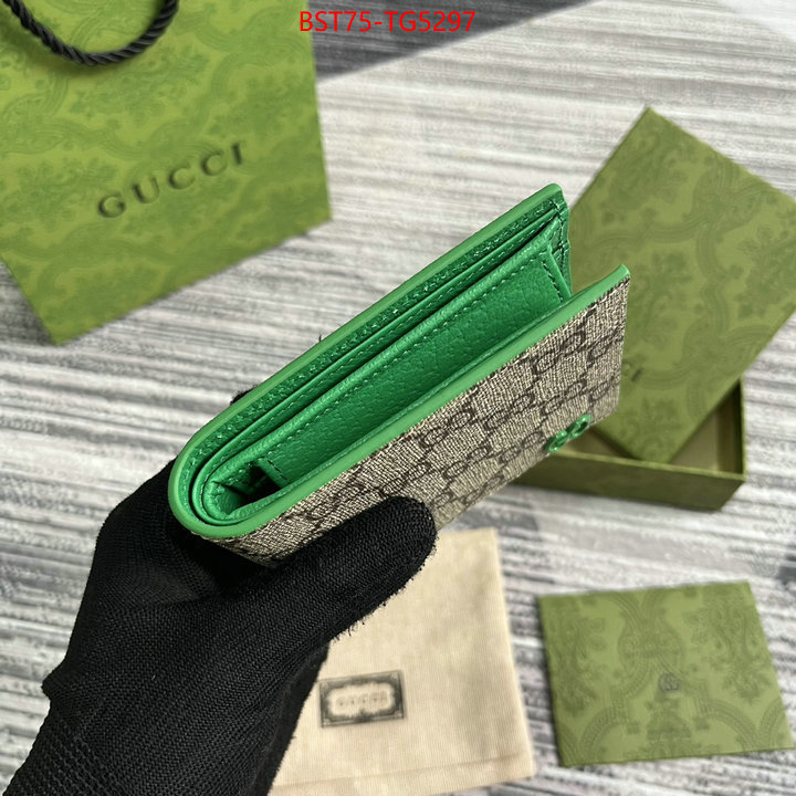 Gucci Bags(TOP)-Wallet- replica designer ID: TG5297 $: 75USD,