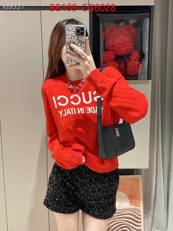 Clothing-Gucci the highest quality fake ID: CG6028 $: 109USD