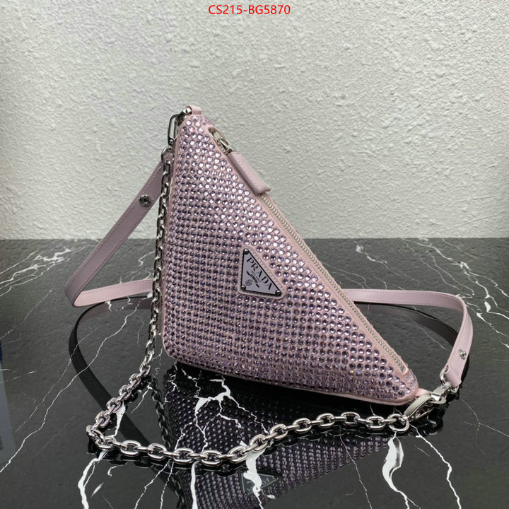 Prada Bags (TOP)-Triangle quality aaaaa replica ID: BG5870 $: 215USD,