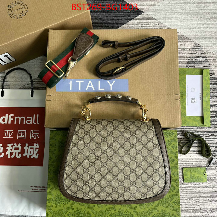 Gucci Bags(TOP)-Blondie replica shop ID: BG1403 $: 269USD,