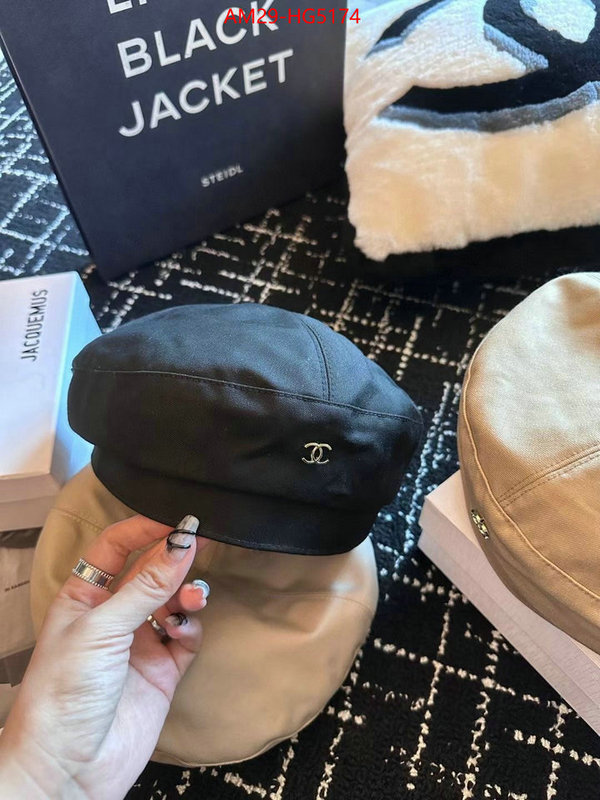 Cap (Hat)-Chanel replica ID: HG5174 $: 29USD