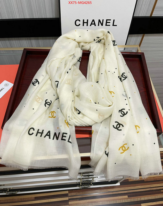 Scarf-Chanel buy cheap replica ID: MG4265 $: 75USD