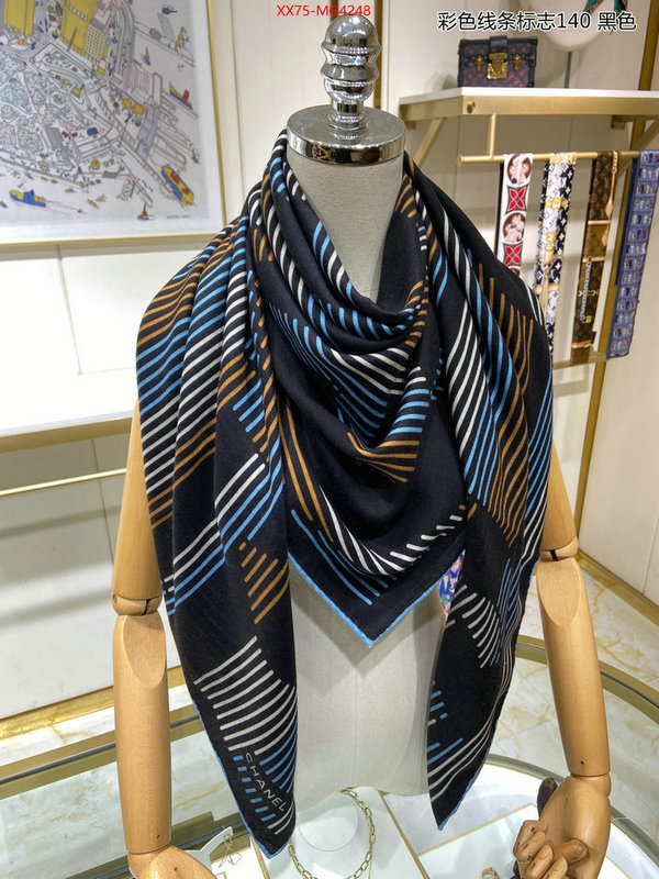 Scarf-Chanel fake high quality ID: MG4248 $: 75USD