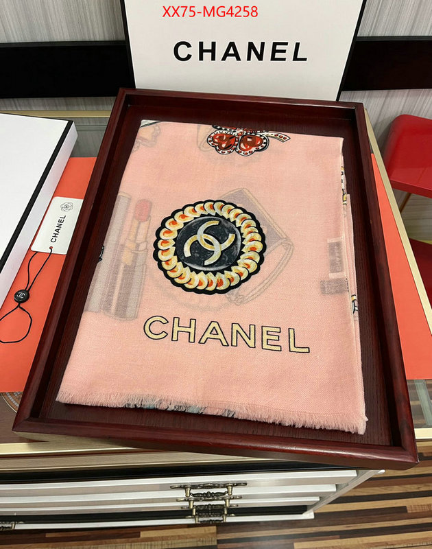 Scarf-Chanel how to buy replcia ID: MG4258 $: 75USD