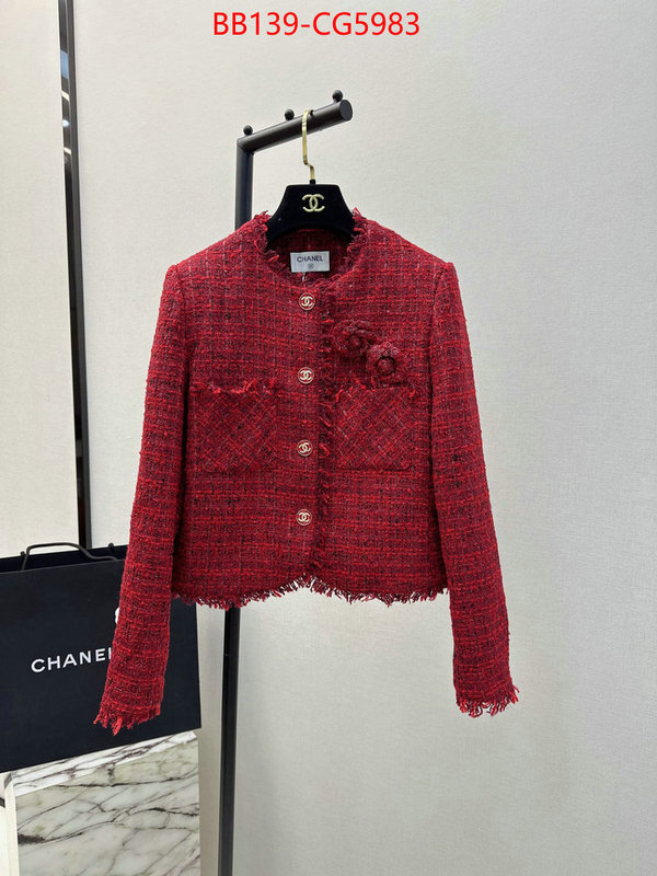 Clothing-Chanel best quality designer ID: CG5983 $: 139USD