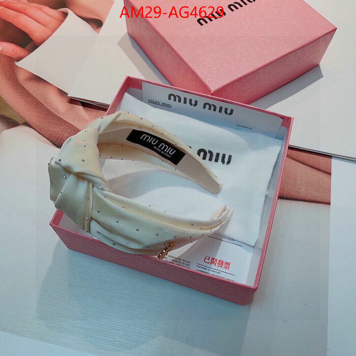 Hair band-MIU MIU quality aaaaa replica ID: AG4629 $: 29USD