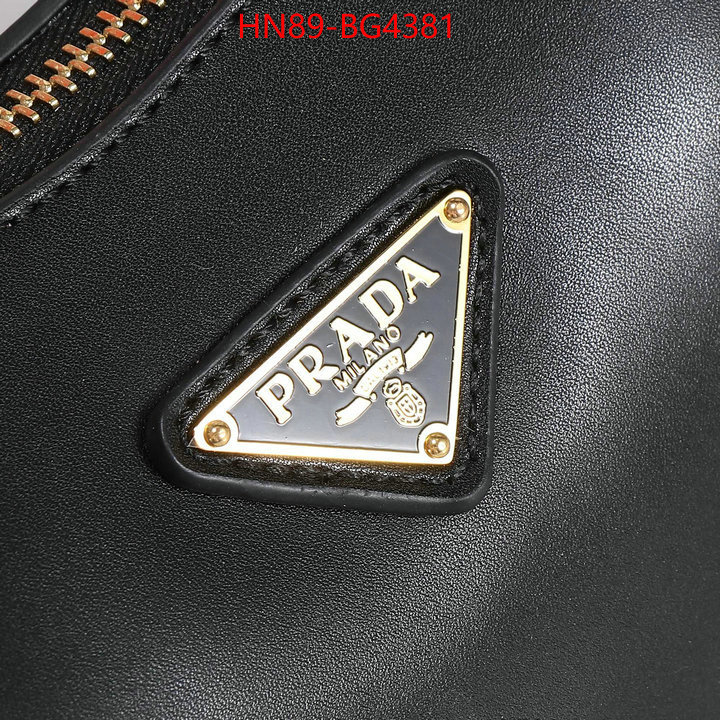 Prada Bags (4A)-Diagonal- buy high-quality fake ID: BG4381 $: 89USD,