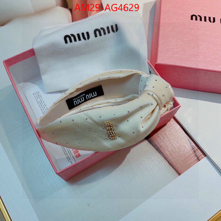 Hair band-MIU MIU quality aaaaa replica ID: AG4629 $: 29USD