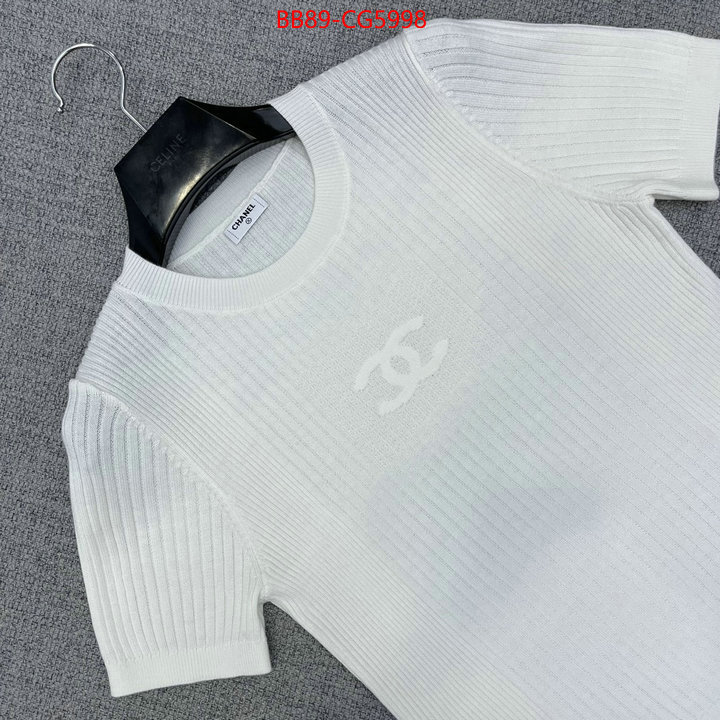 Clothing-Chanel buy best quality replica ID: CG5998 $: 89USD