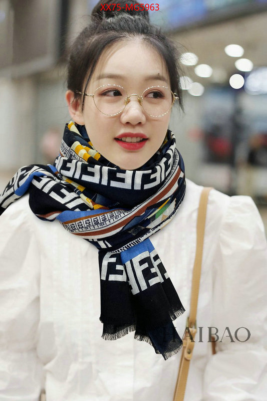 Scarf-Fendi luxury fashion replica designers ID: MG5963 $: 75USD